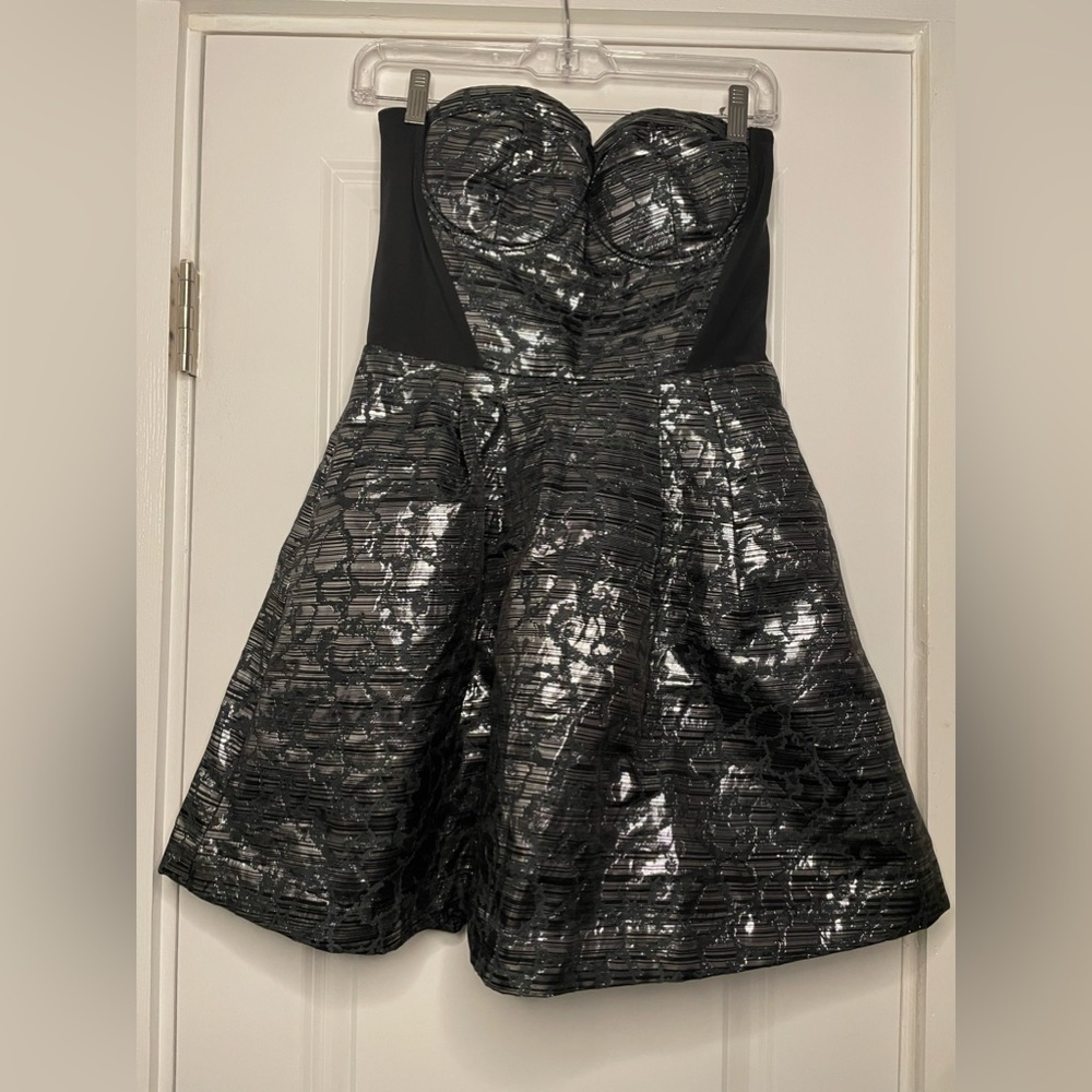Bebe medium strapless mini dress